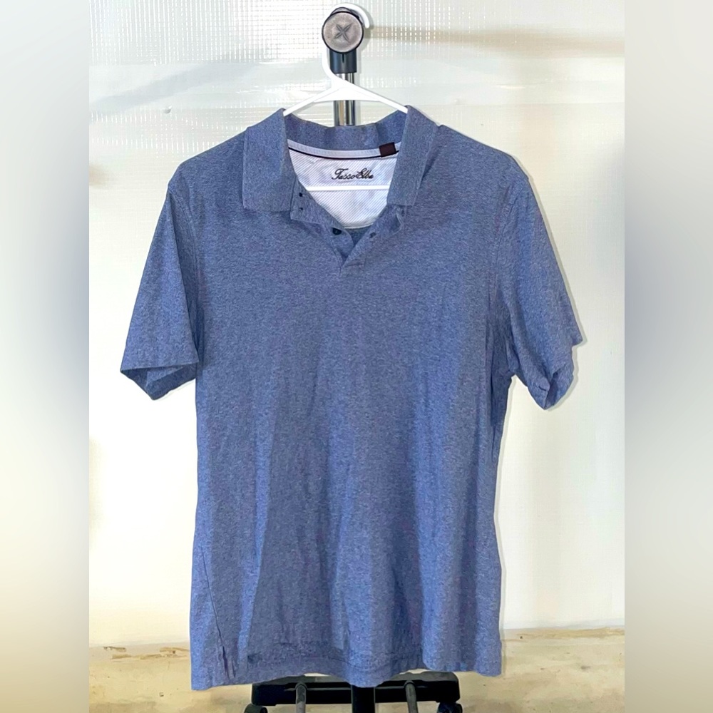 Men’s Casual Blue Polo